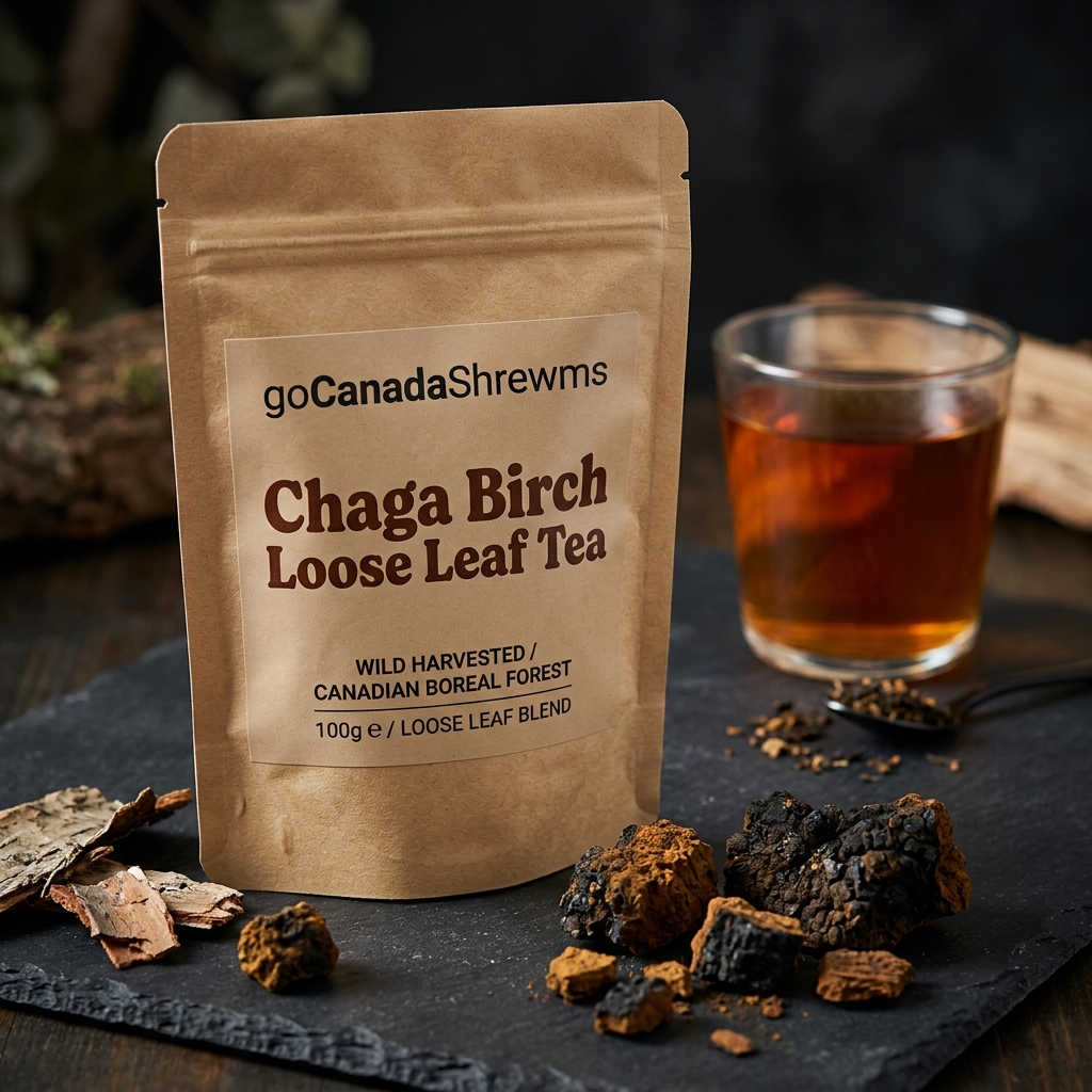 Chaga Birch Loose Leaf Tea - Image 3