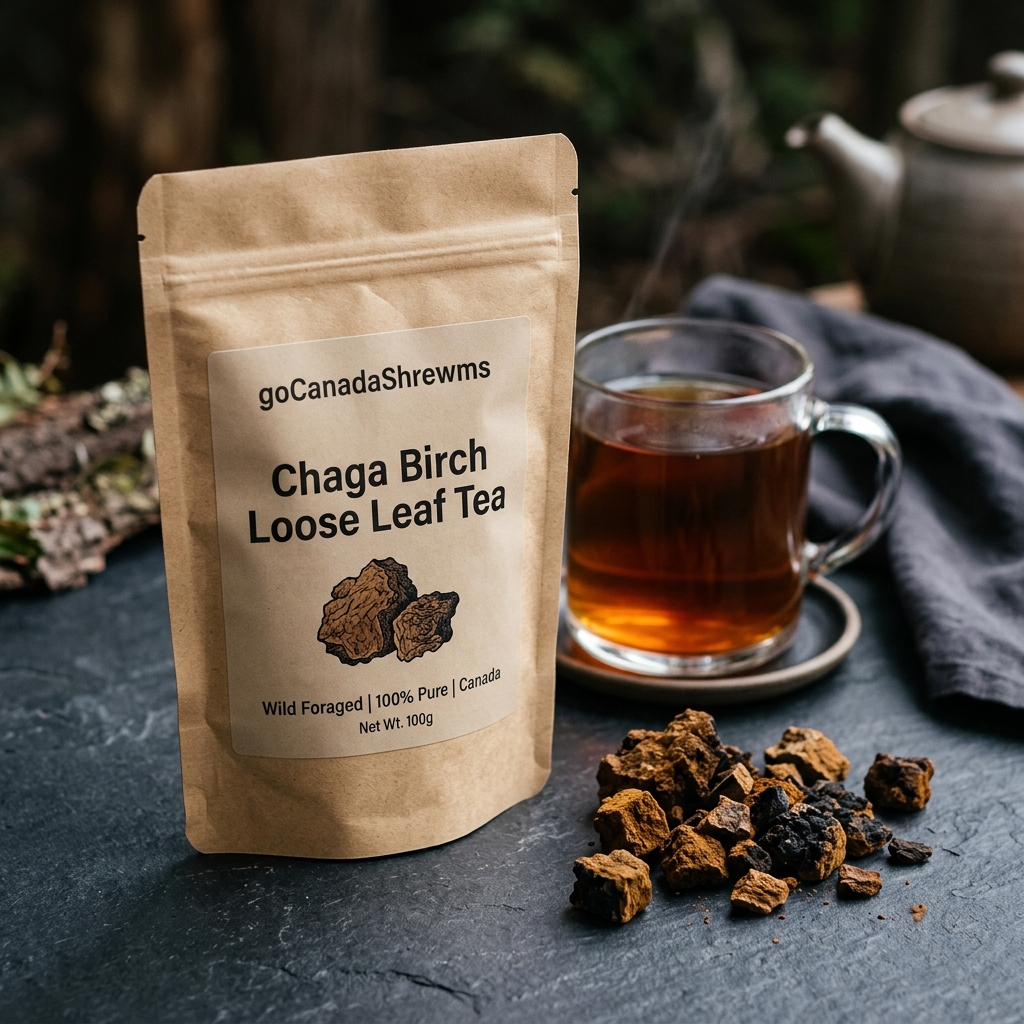 Chaga Birch Loose Leaf Tea - Image 2